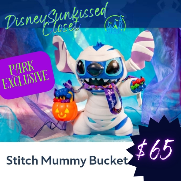 Disneyland Exclusive Stitch Mummy Bucket - Picture 1 of 1
